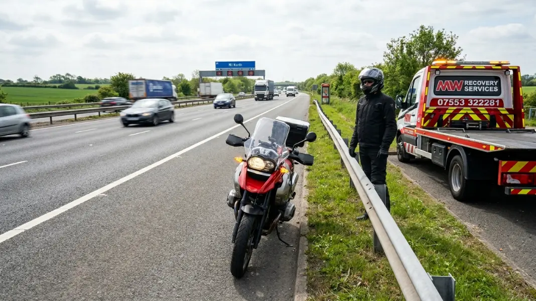 Motorcycle Breakdown on a Motorway: What You Must Do
