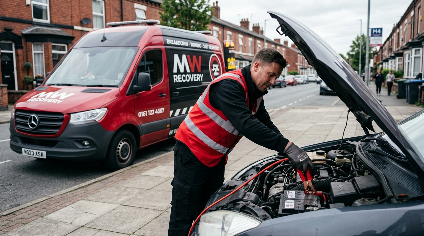 Manchester Airport Car Recovery: Dead Battery After a Holiday