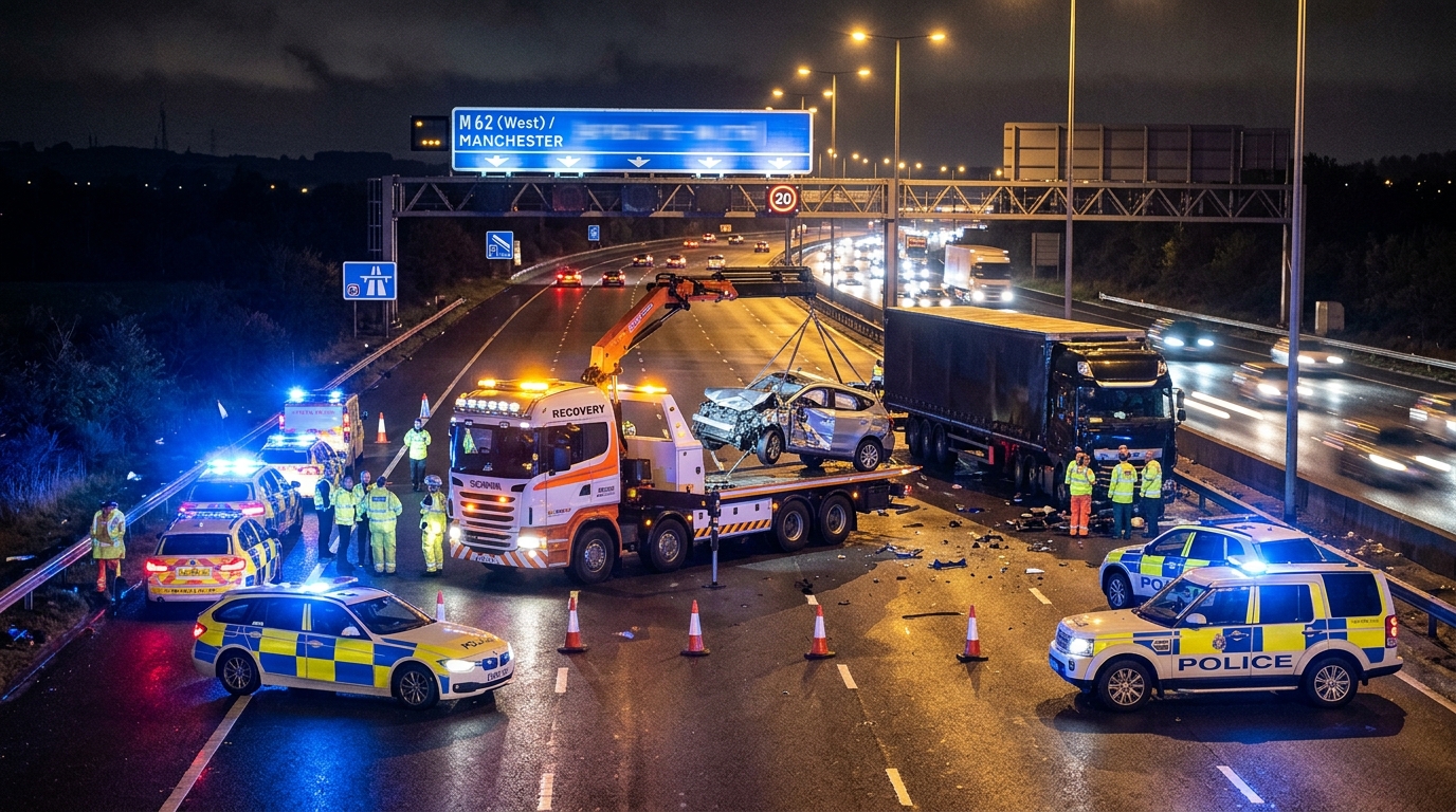 2am on the M62: Inside a Motorway Accident Recovery in Greater Manchester