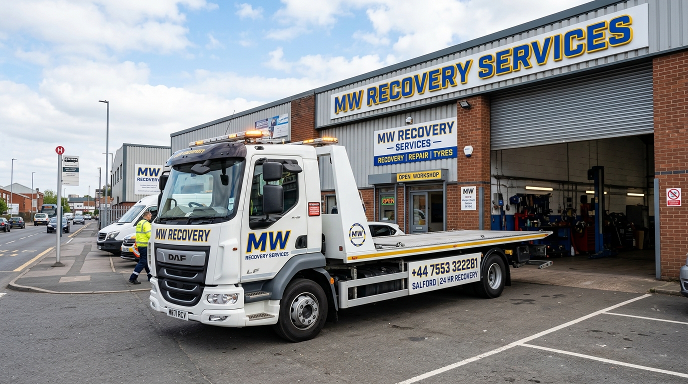 Broken Down in Manchester? One Call Gets Your Car Recovered and Fixed