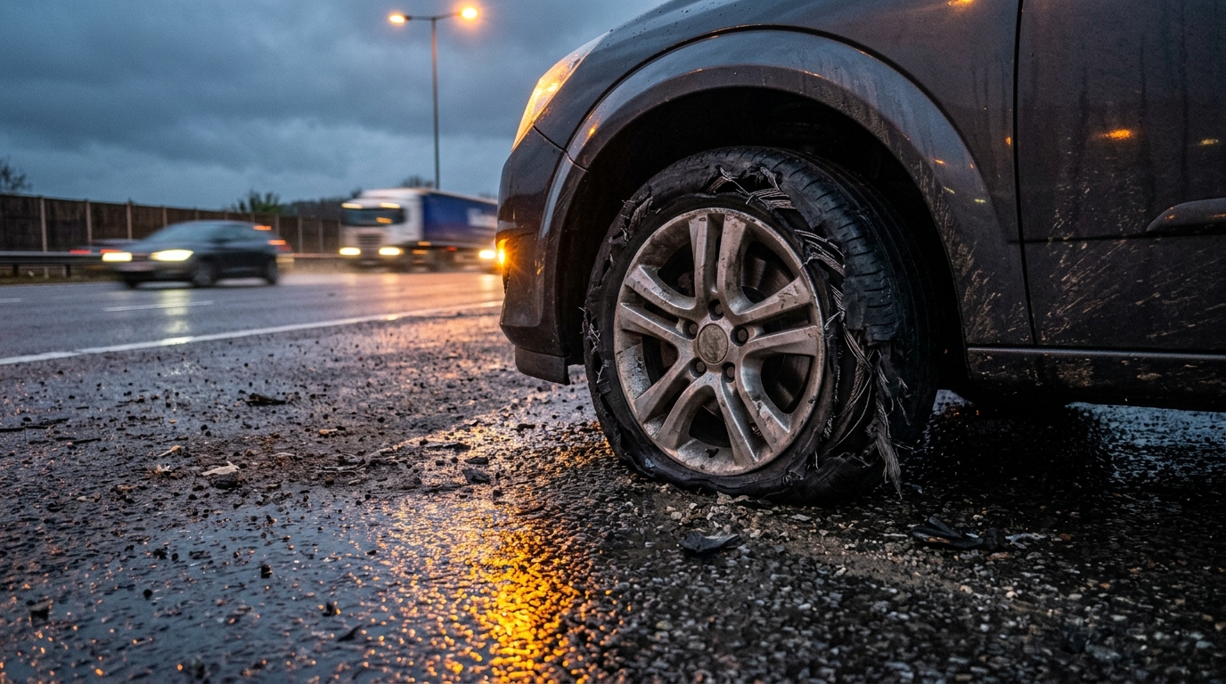 Tyre Blowout on the Motorway in Manchester: What to Do and How to Stay Safe