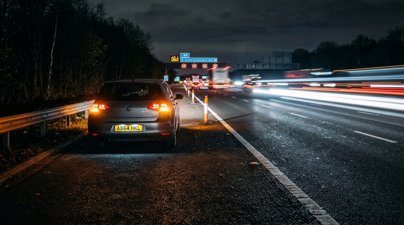 What to Do If Your Car Breaks Down on a Motorway at Night