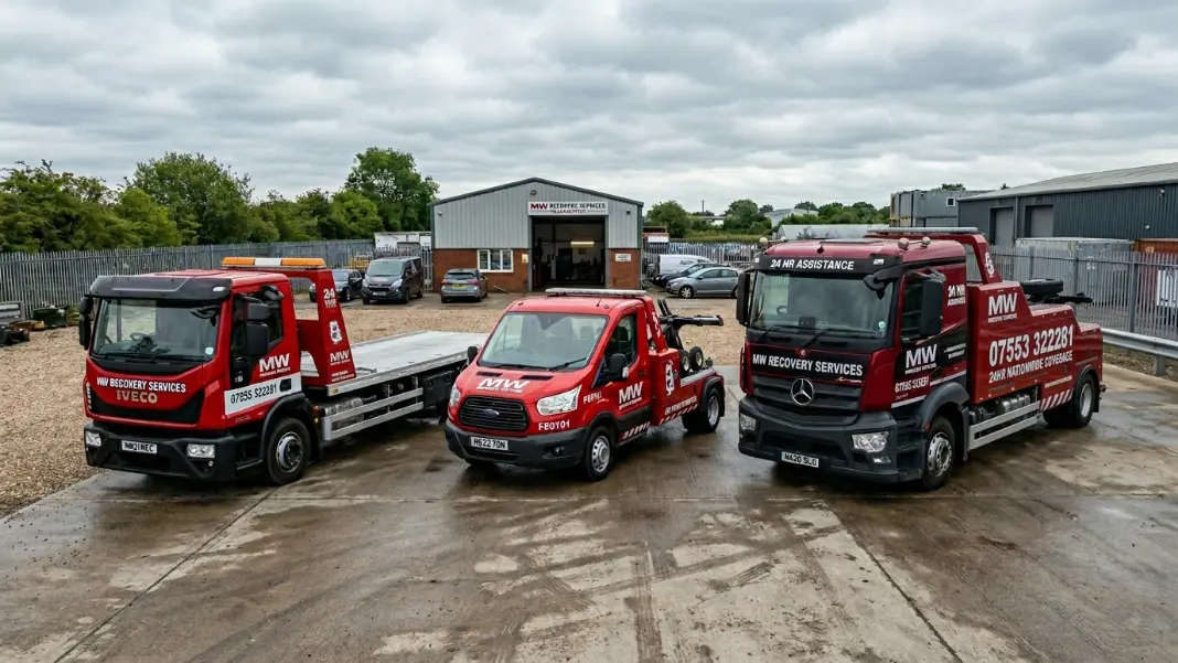 Recovery Truck Types Explained: Flatbed, Wheel-Lift, and Tilt and Slide